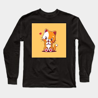 Lovely Cat Long Sleeve T-Shirt